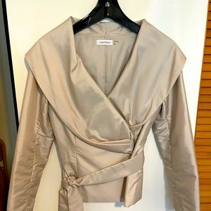 Calvin Klein Taupe Evening Jacket